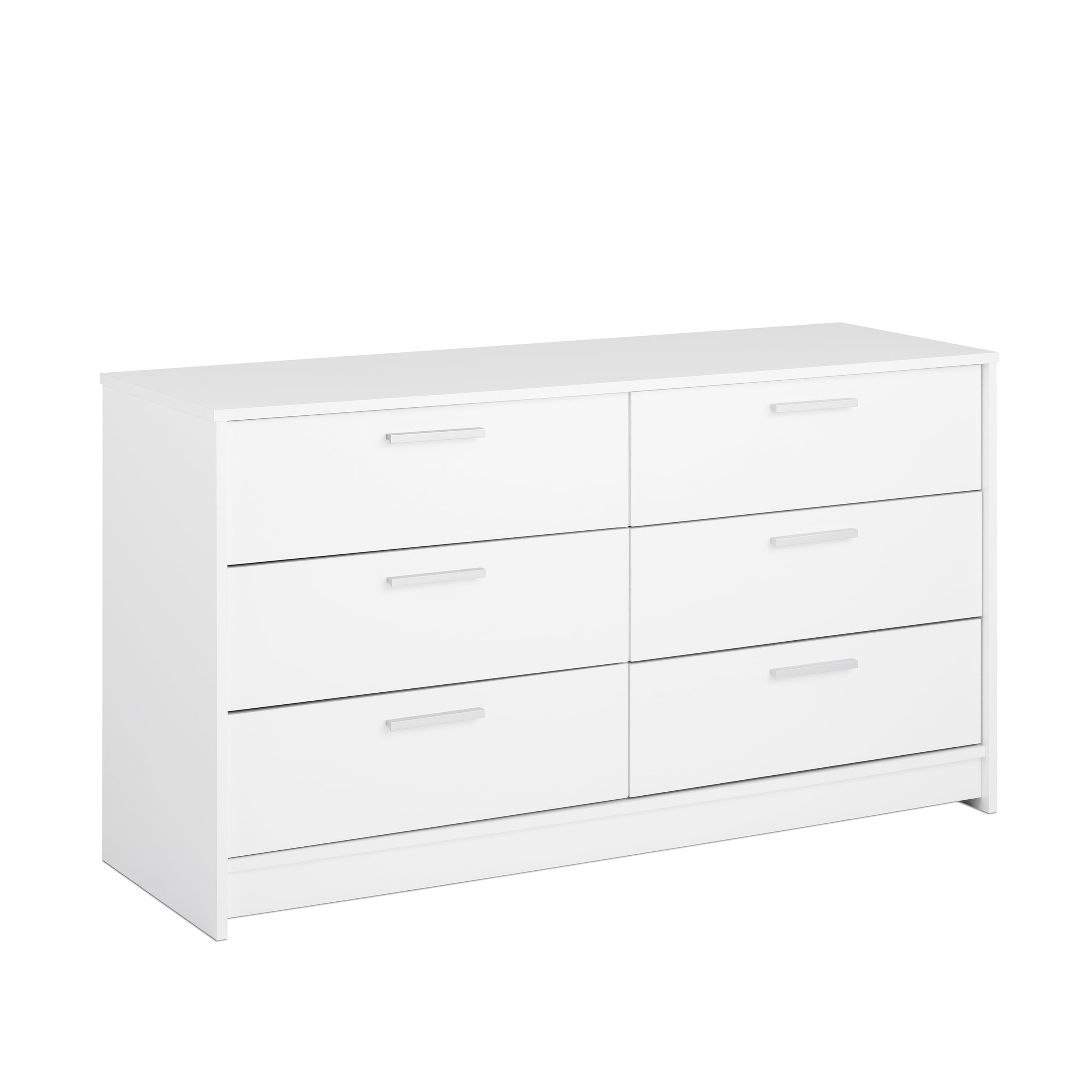 White Pine 6-Drawer Double Dresser with Safety Features