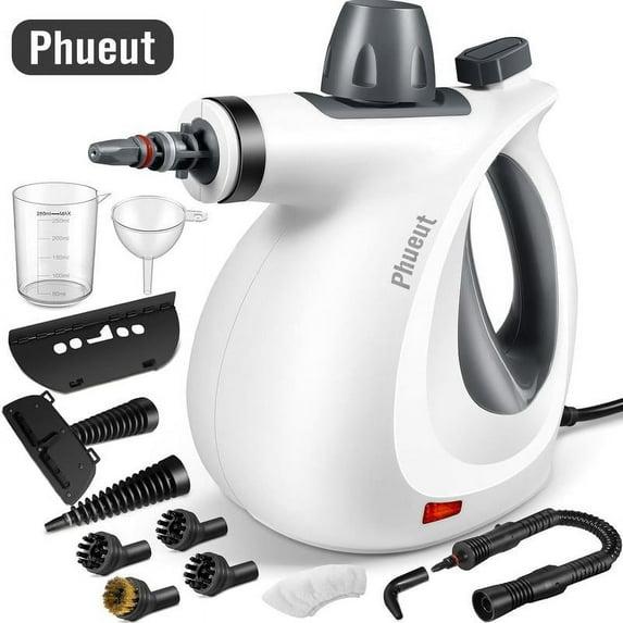 Phueutpros Steam Cleaner (STN-603), 1050W Power, High Temperature and Pressure, 12 Attachments Sets, Steamer for Tiles, Windows, and Sofas