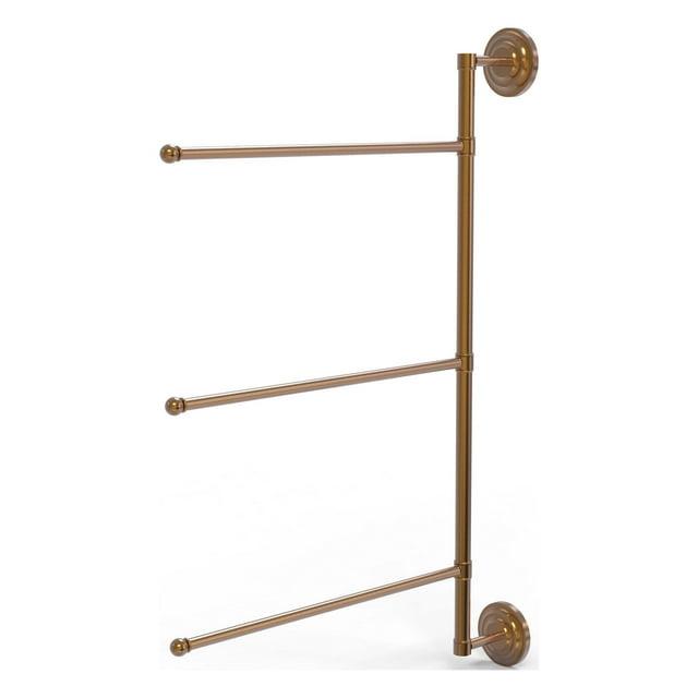 Prestige Que New Collection 3 Swing Arm Vertical 28 Inch Towel Bar