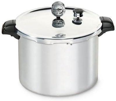 Presto Pressure Canner with Pressure Gage and Canning Rack, Heavy Gauge Aluminum, 16 Quart