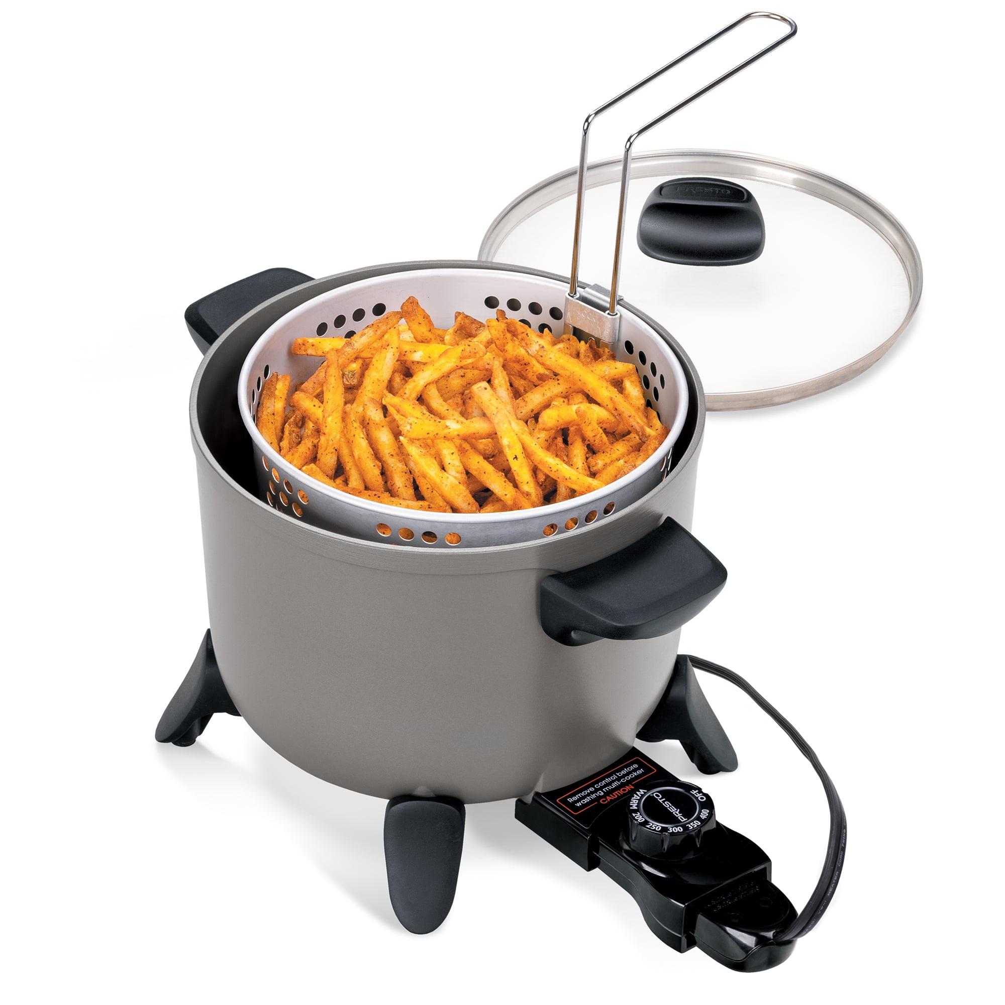 Presto Kitchen Kettle Multi-Cooker with Non-Stick Feature, Electric Deep Fryer