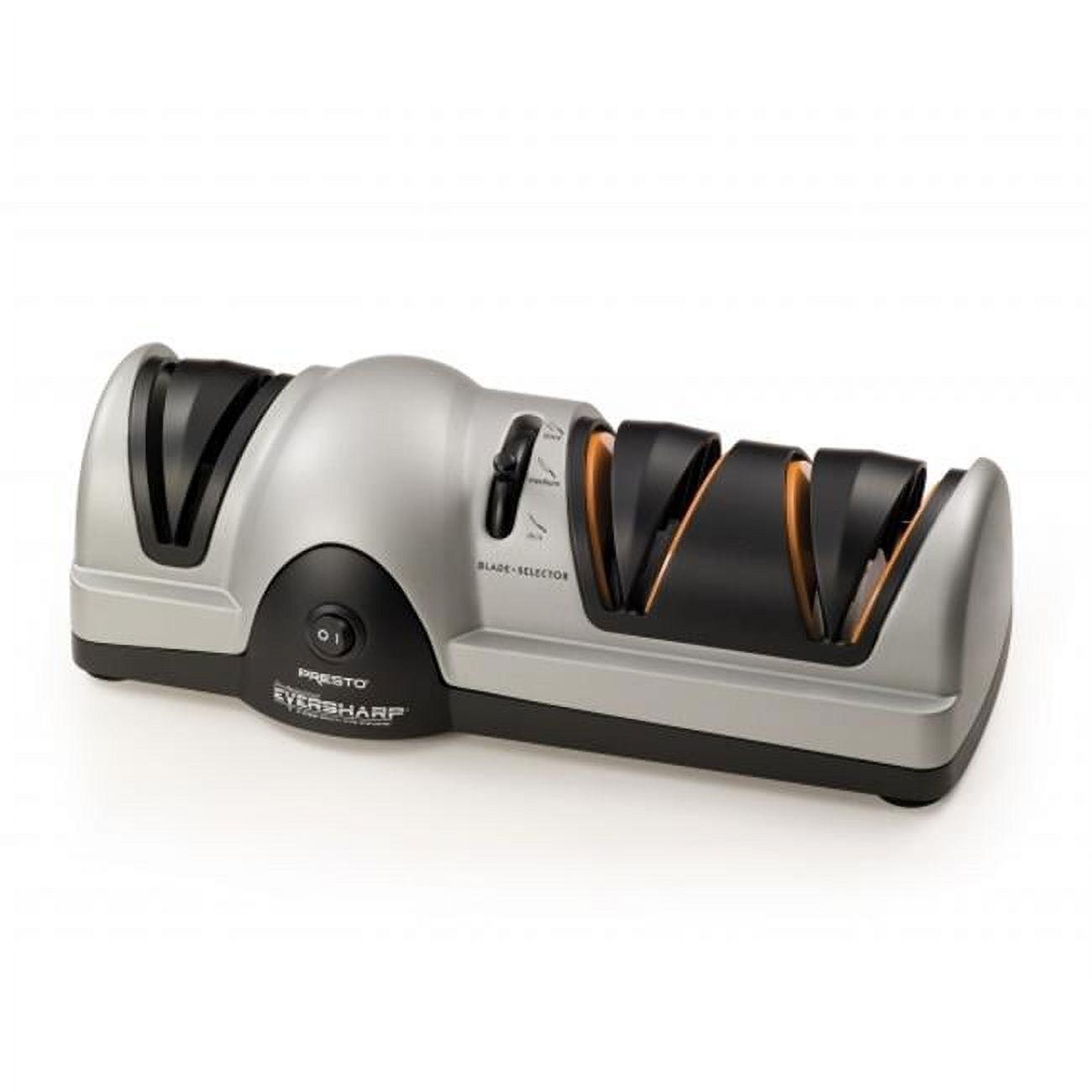 Presto Professional Ever Sharp Three-Stage Electric Knife Sharpener 08810, Grey