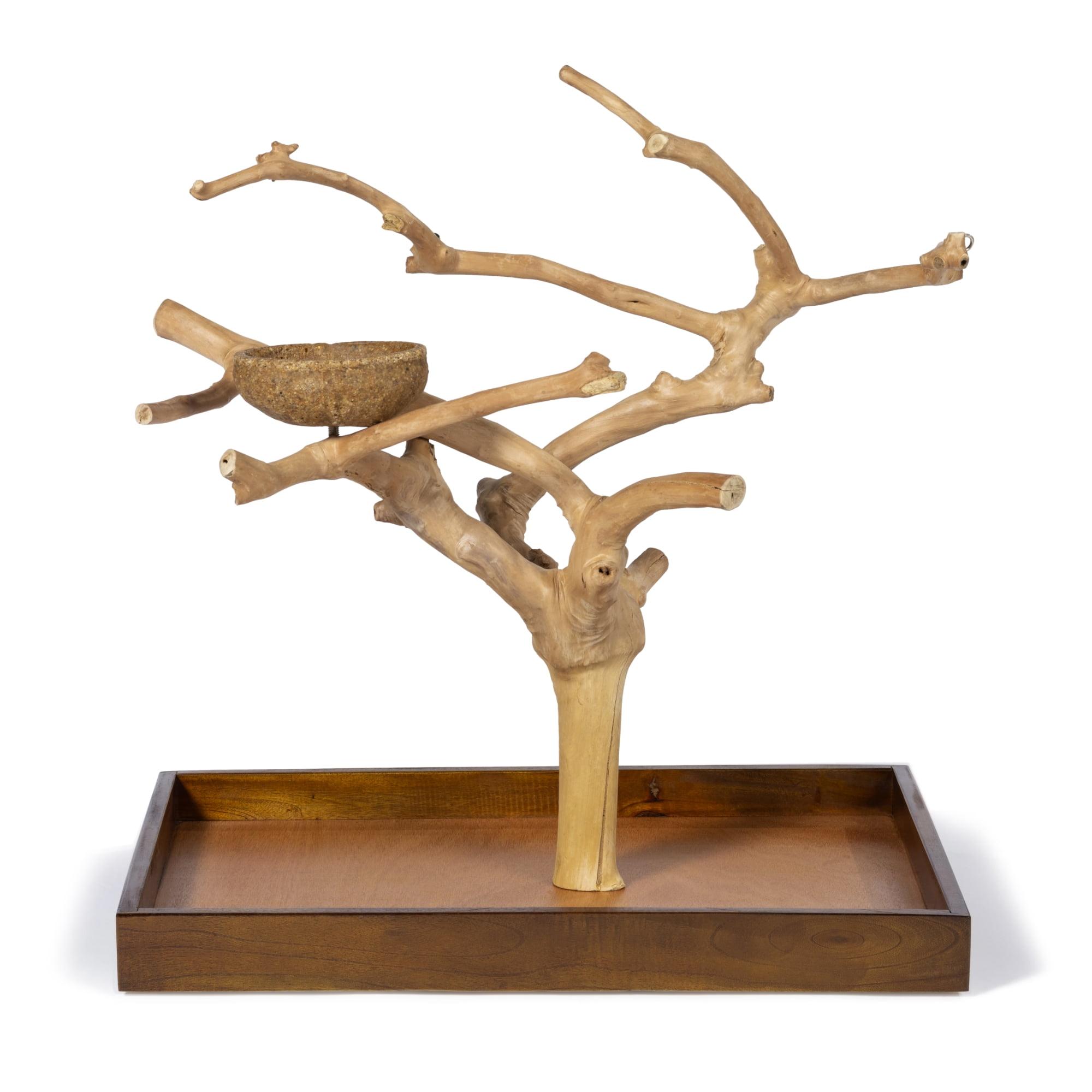 Tucker Murphy Pet™ Freeport One-of-a-Kind 22.5'' Wood Bird Play Stand for Table Top