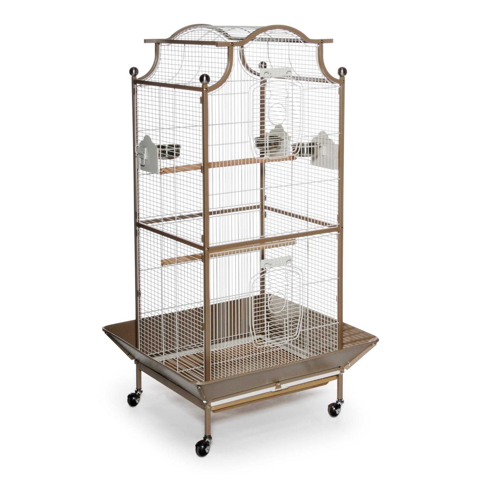 Prevue Hendryx 58.5'' Victorian Top Floor Bird Cage with Wheels