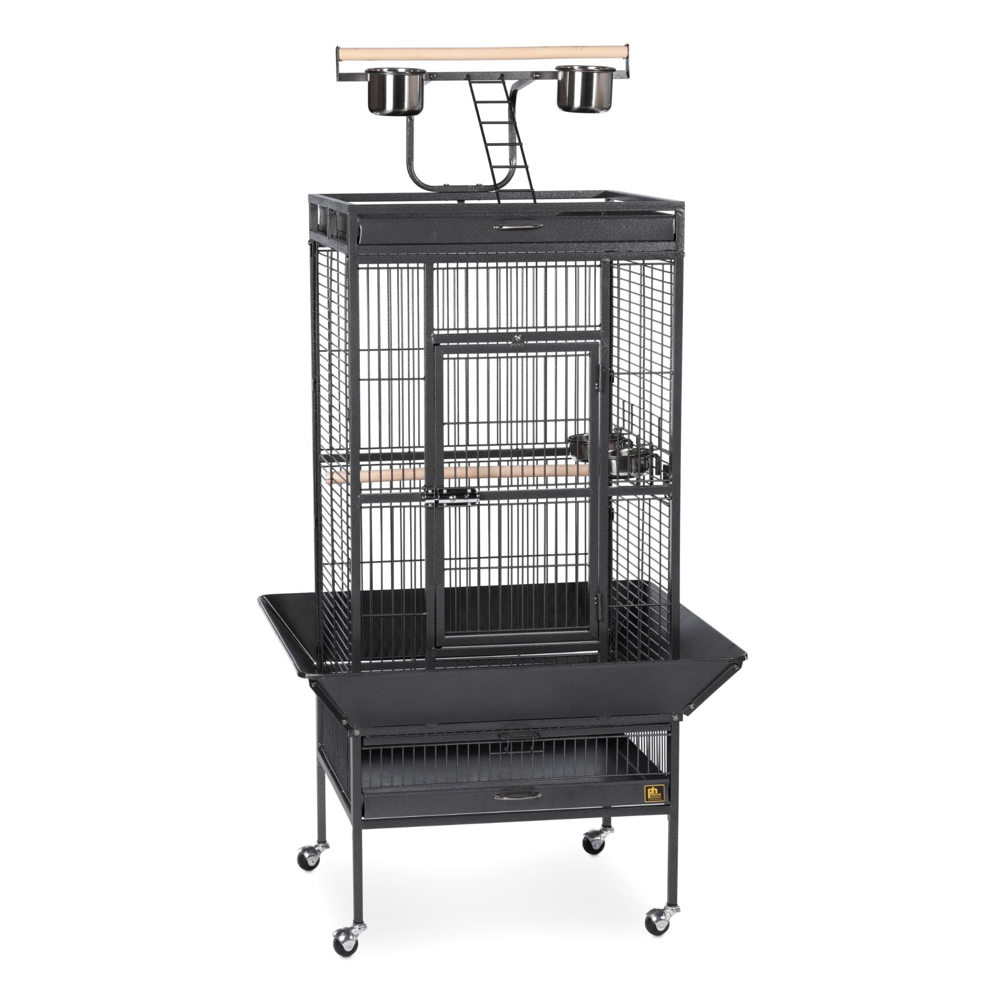 Prevue Pet Products 3152BLK Wrought Iron Select Bird Cage, Black Hammerstone