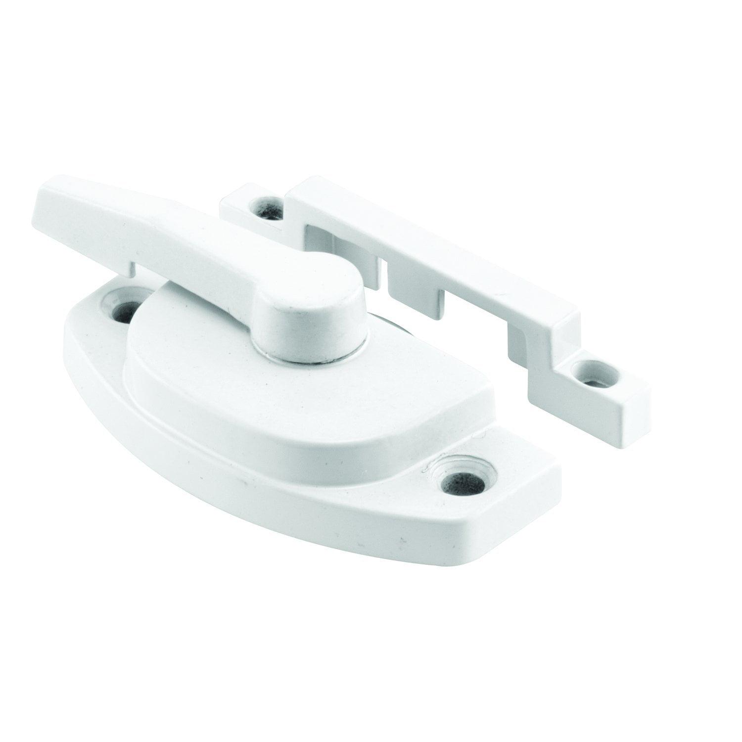 White Diecast Sash Lock for Vinyl Windows