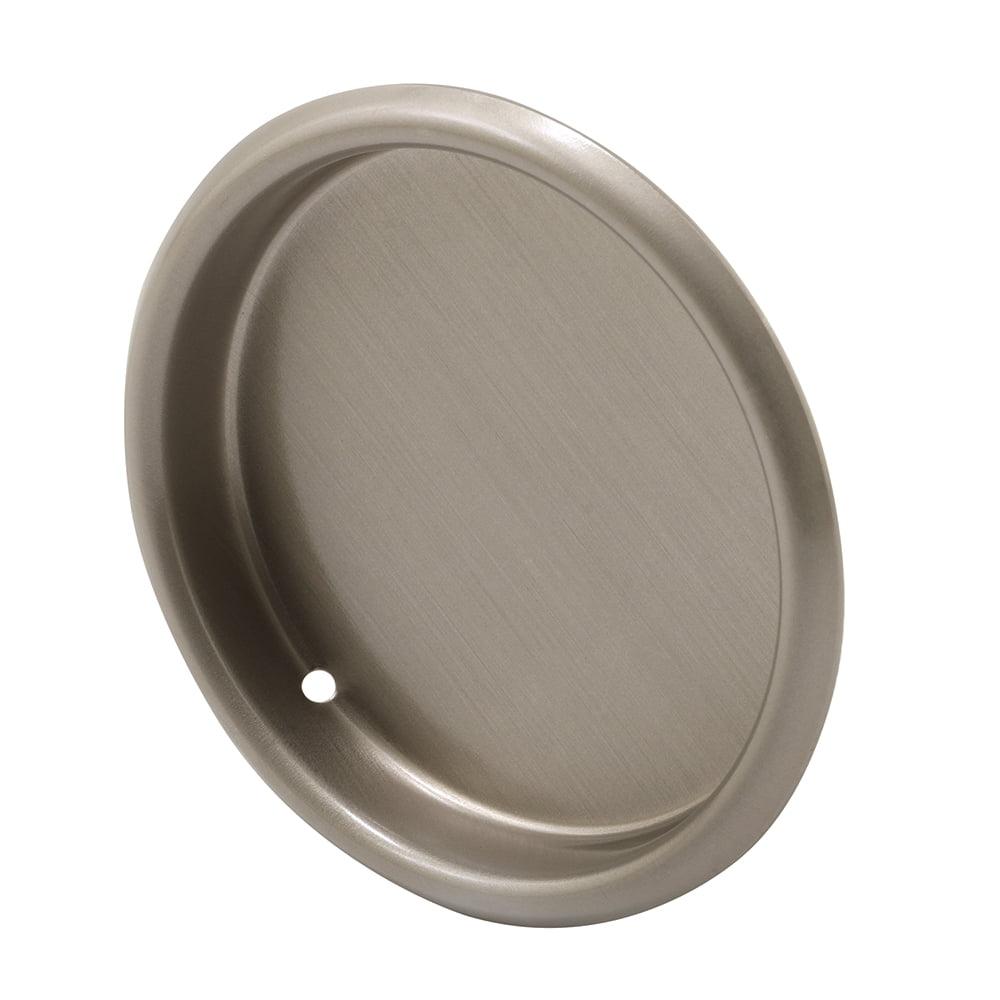 Satin Nickel Round Solid Brass Closet Door Pull