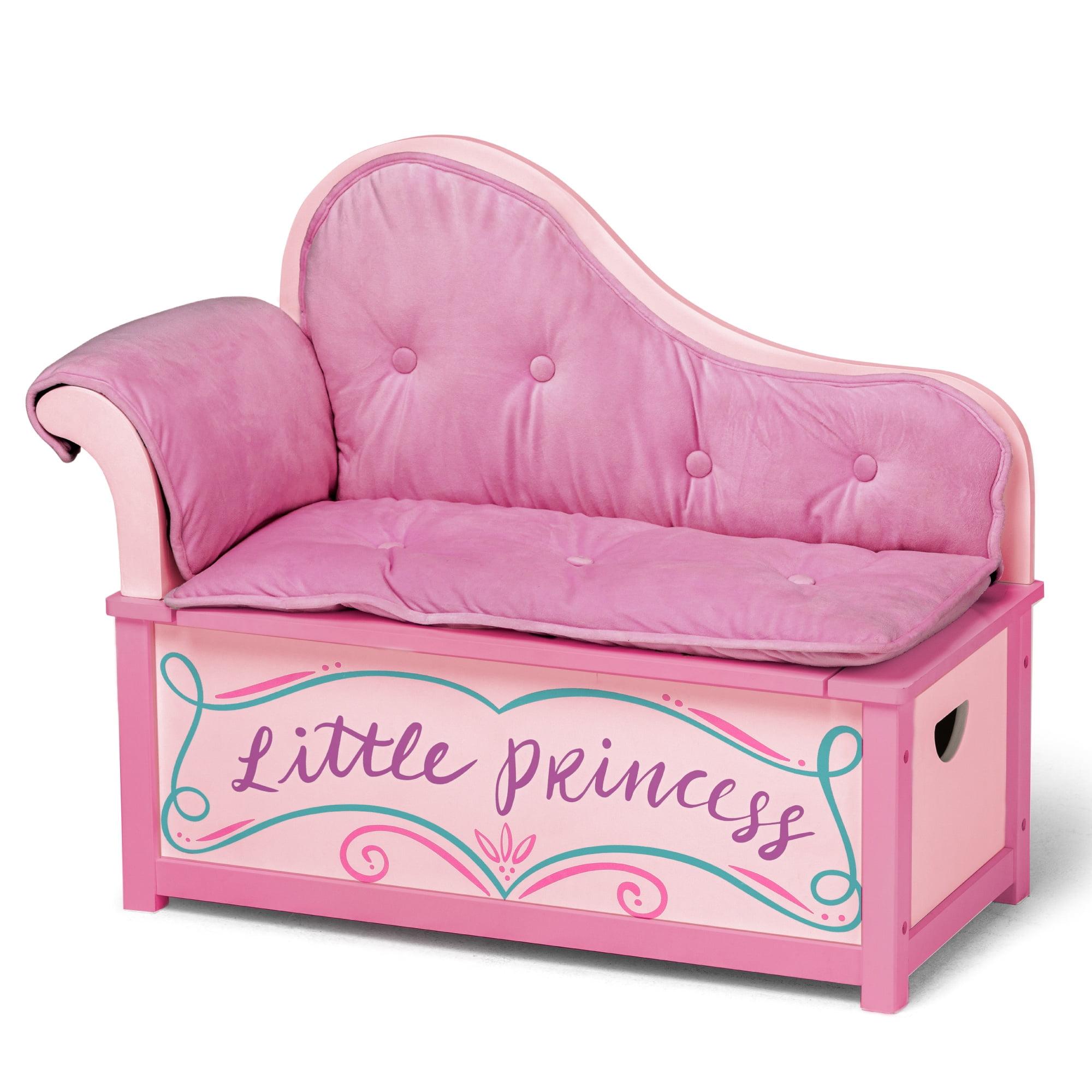 Princess Kids 12'' Hanging Chaise Lounger and Ottoman