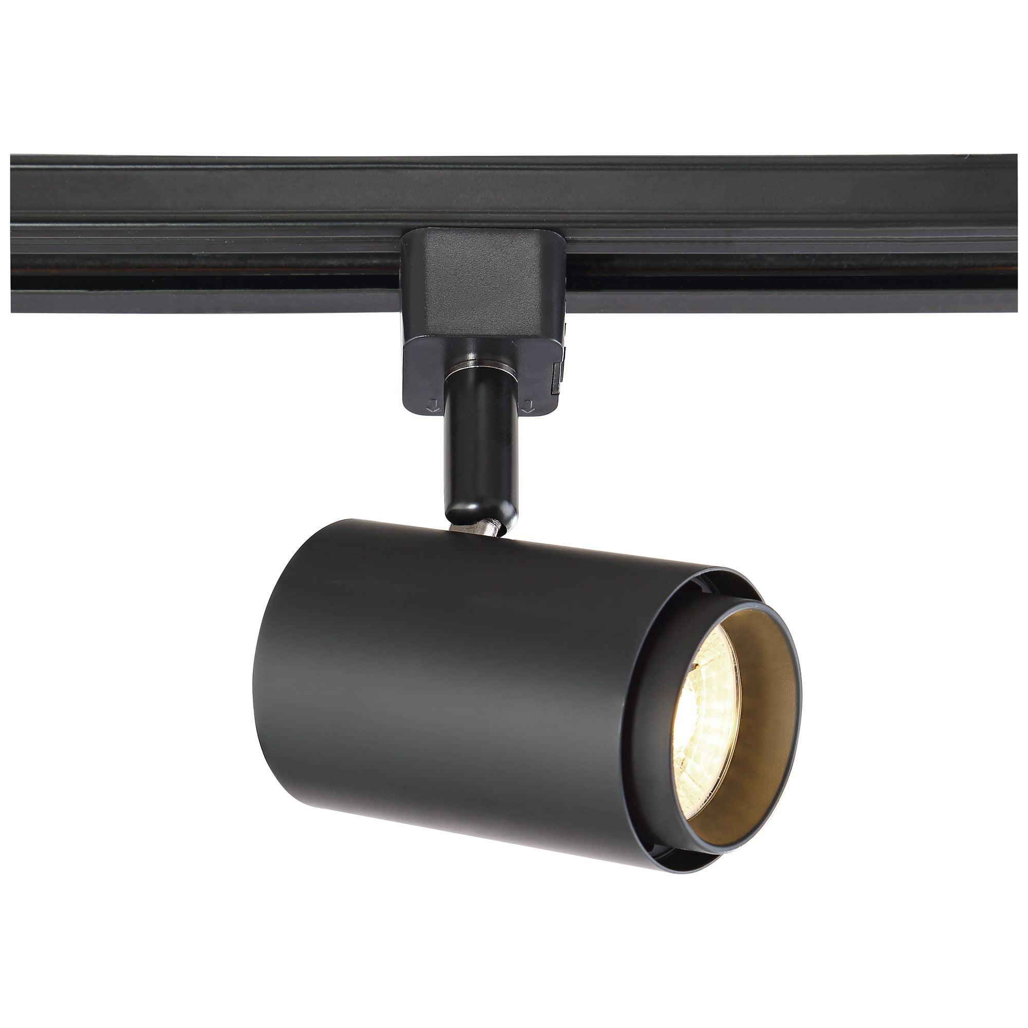 Black Dimmable LED Cylinder Track Light Head