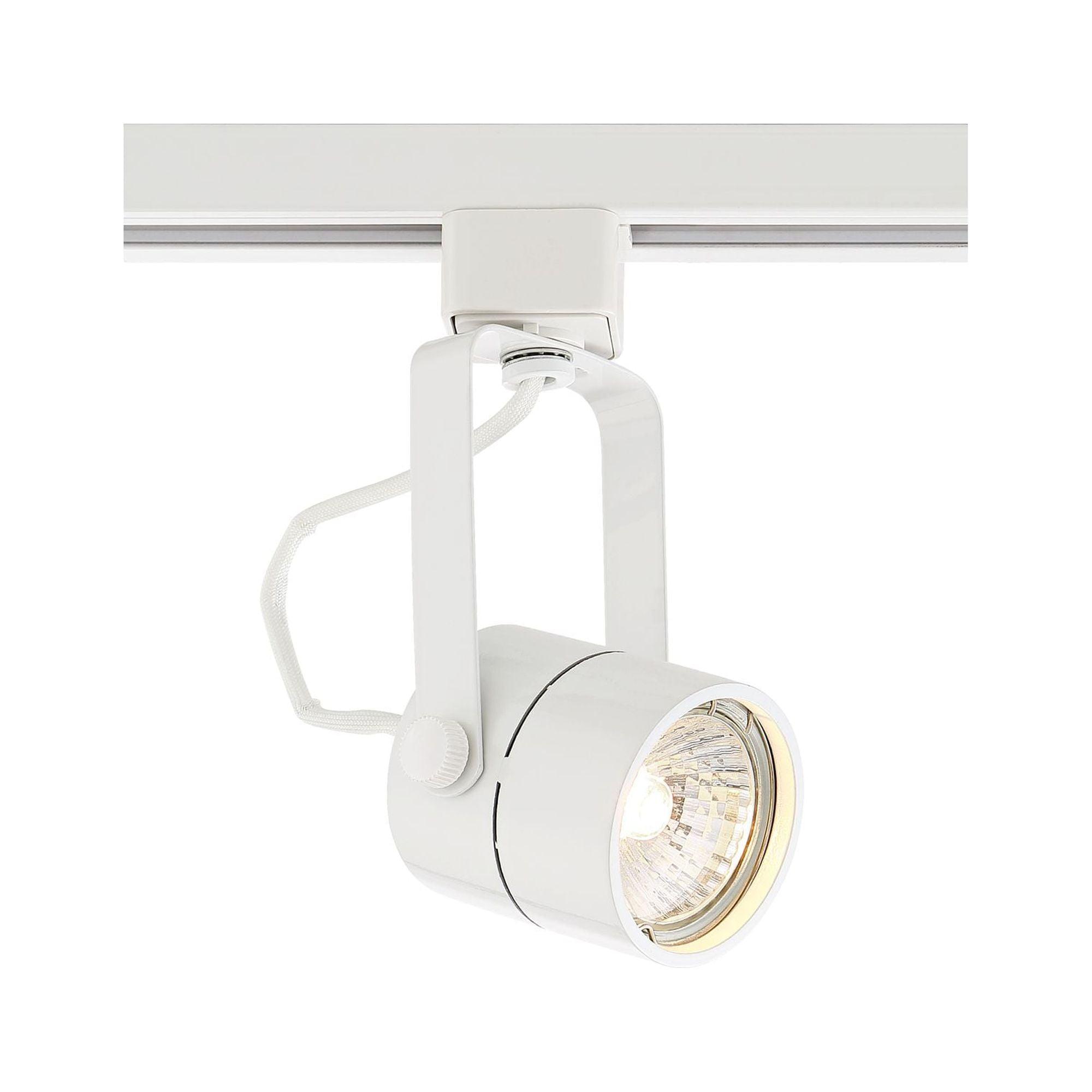 White Dimmable LED Track Light with Mesh Accent