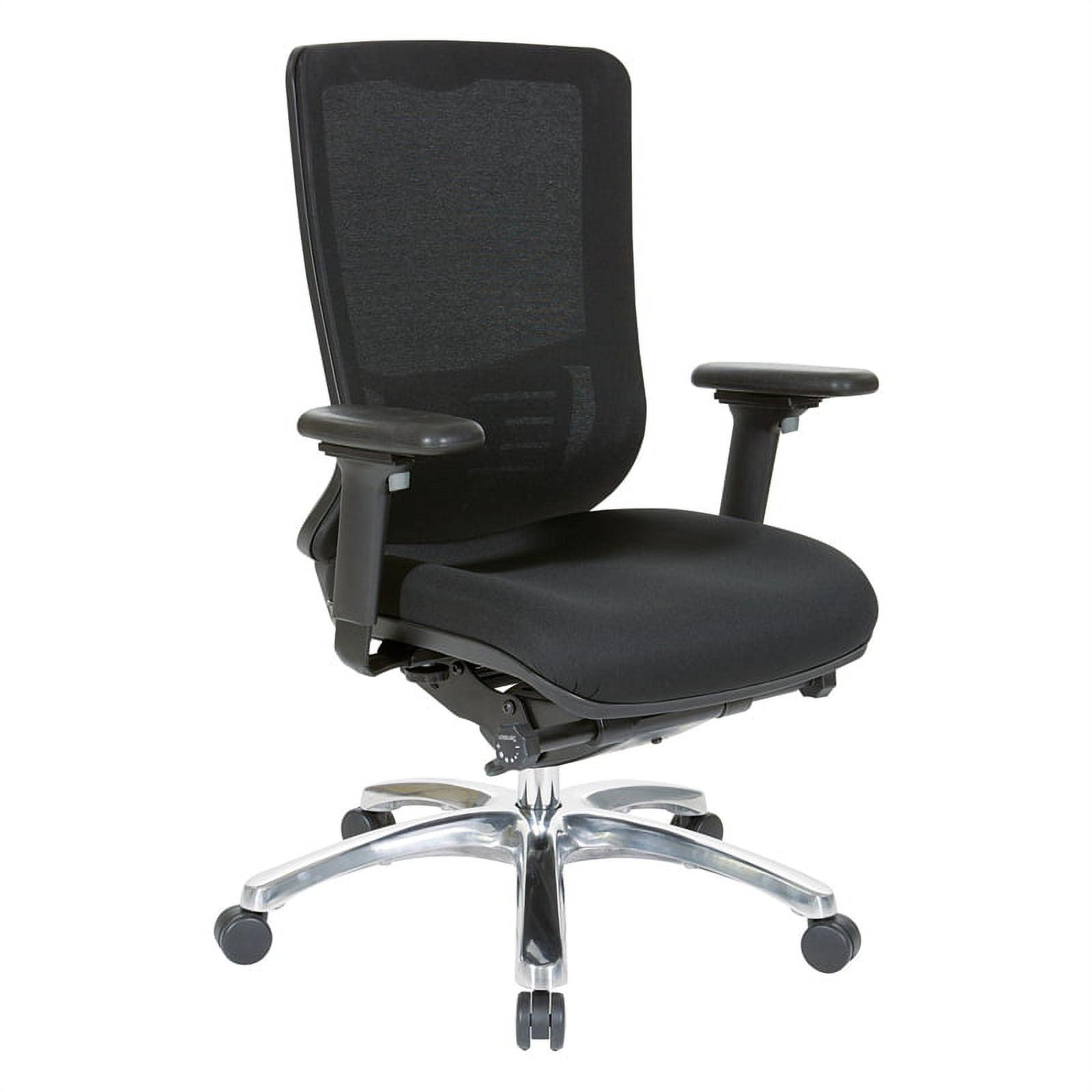 High Back ProGrid Mesh Executive Office Chair in Black
