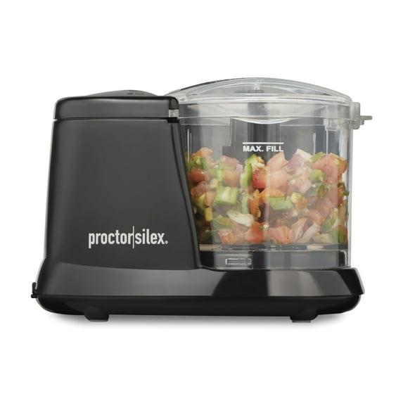 Proctor Silex Matte Black 1.5 cups Food Chopper 80 W