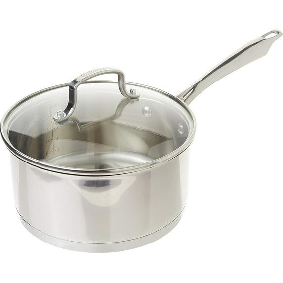Cuisinart Professional Series 3qt Stainless Steel Saucepan with Cover - 89193-20: Dishwasher-Safe, Gas & Electric Compatible