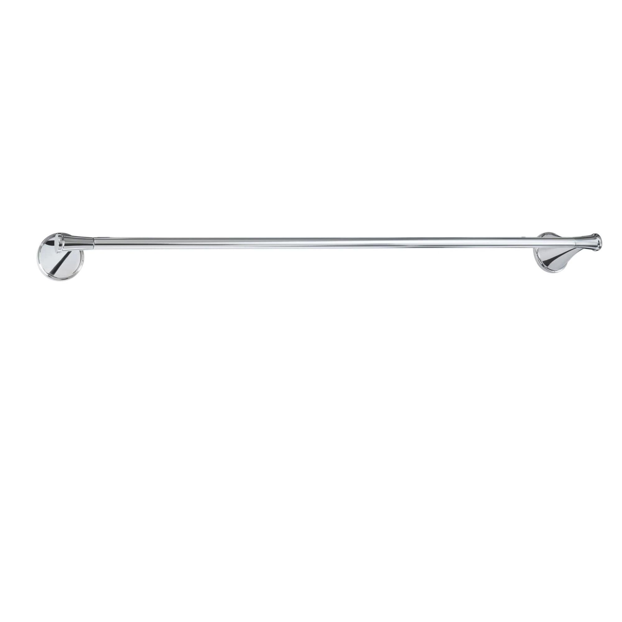 Polished Chrome 24" Wall Mounted Single Towel Bar