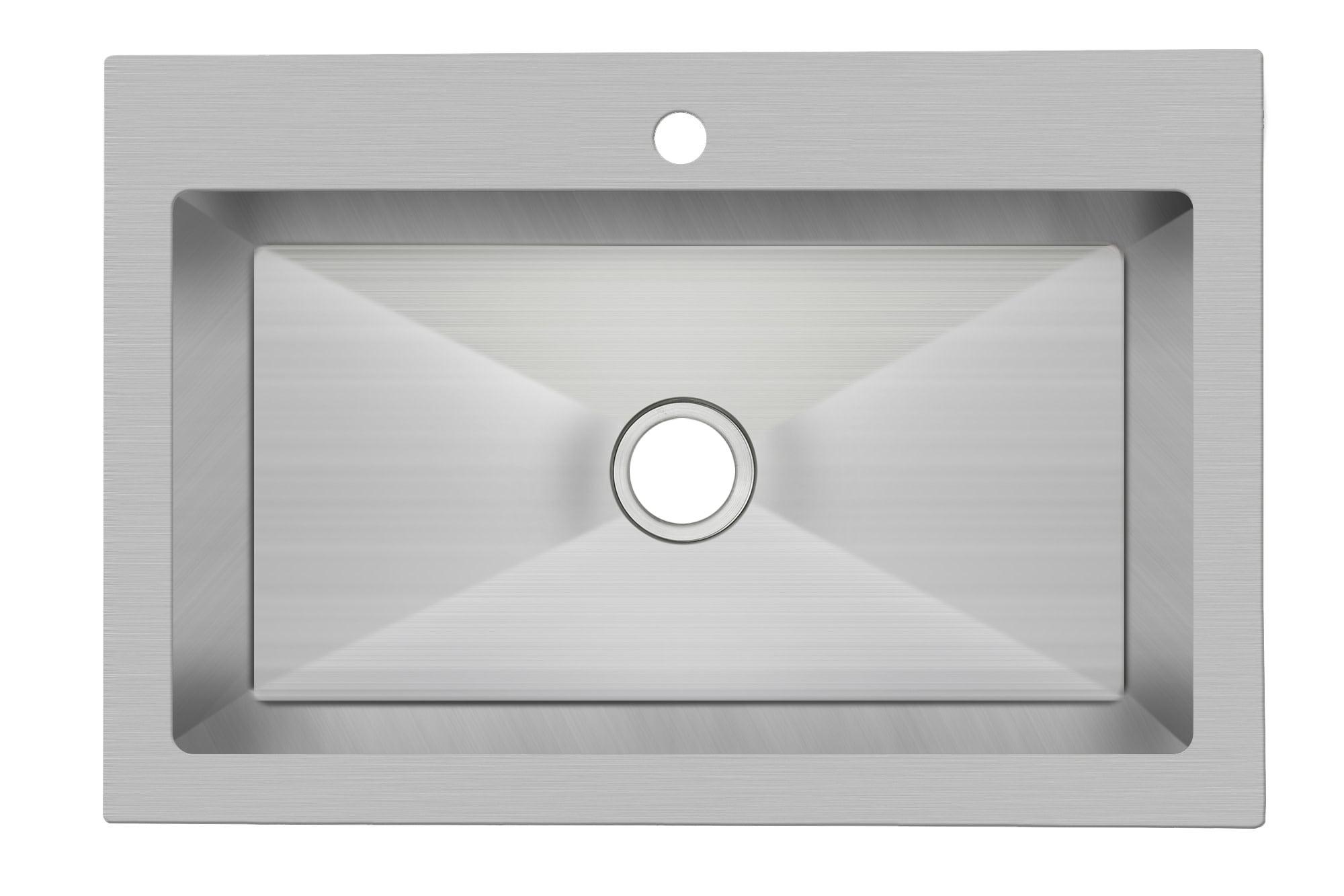 33'' L Undermount Single Bowl Stainless Steel Kitchen Sink