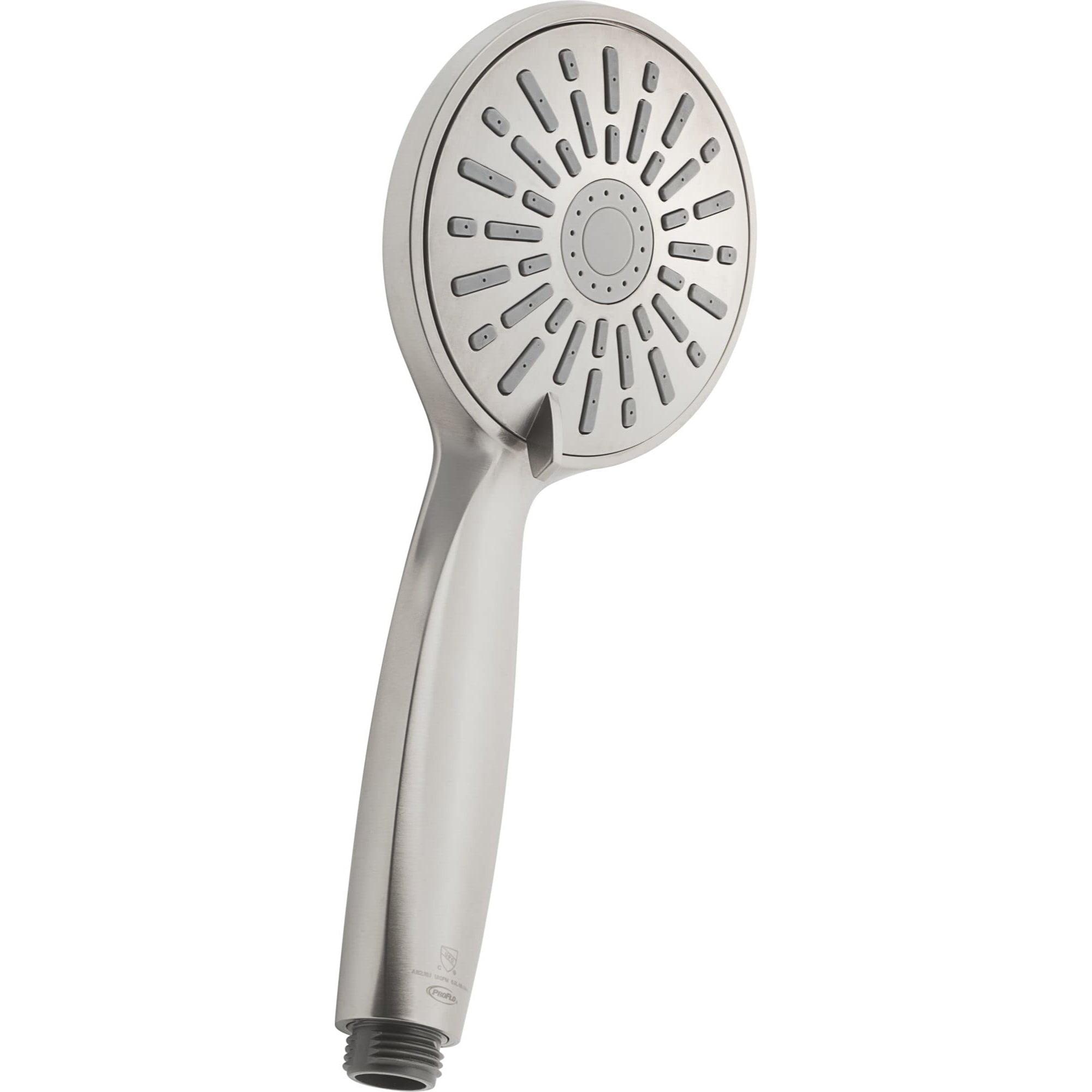 Brushed Nickel Multi-Function Handheld Shower Head