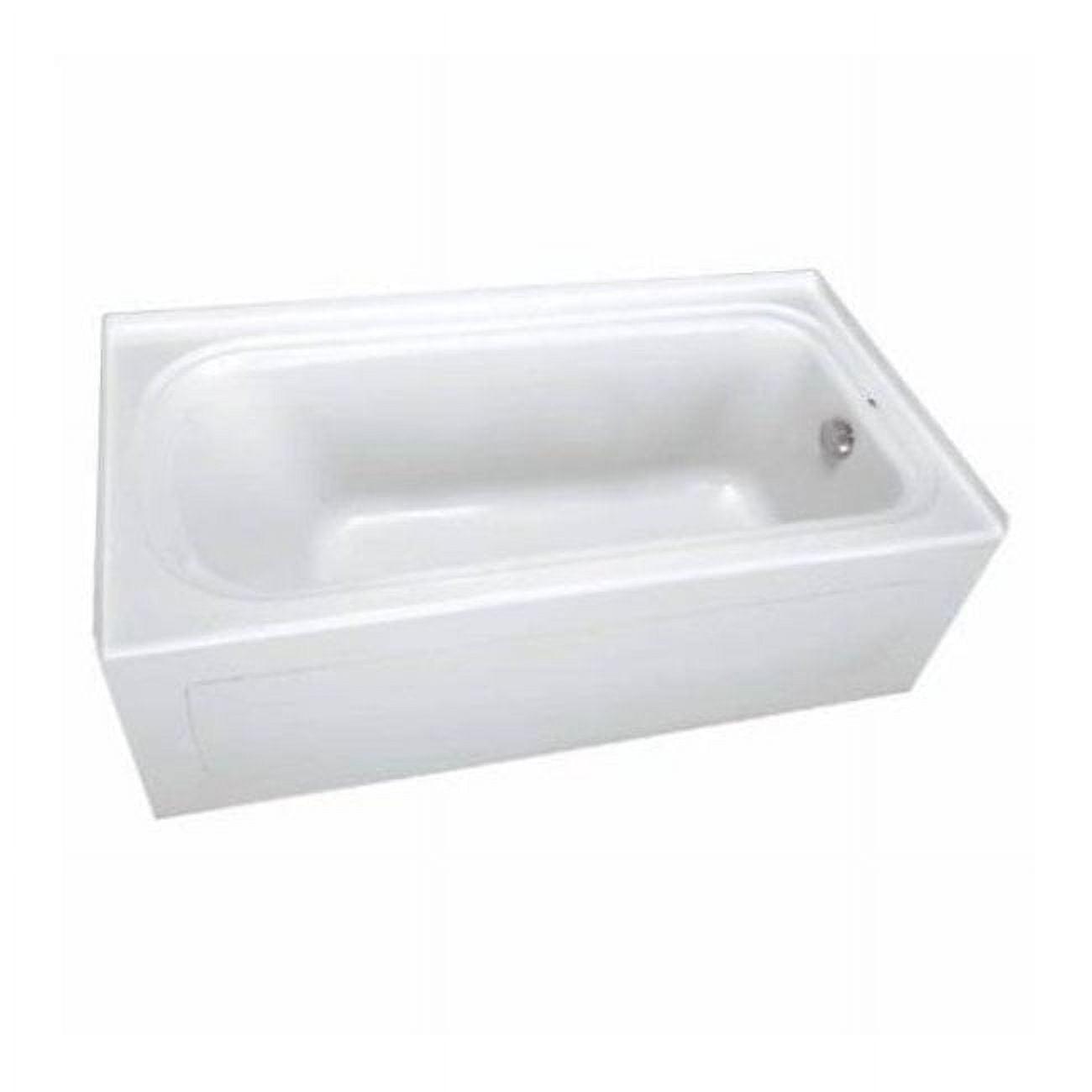 Proflo Pfs7236rsk Hillsboro 72" X 36" Three Wall Alcove Acrylic Soaking Tub - White