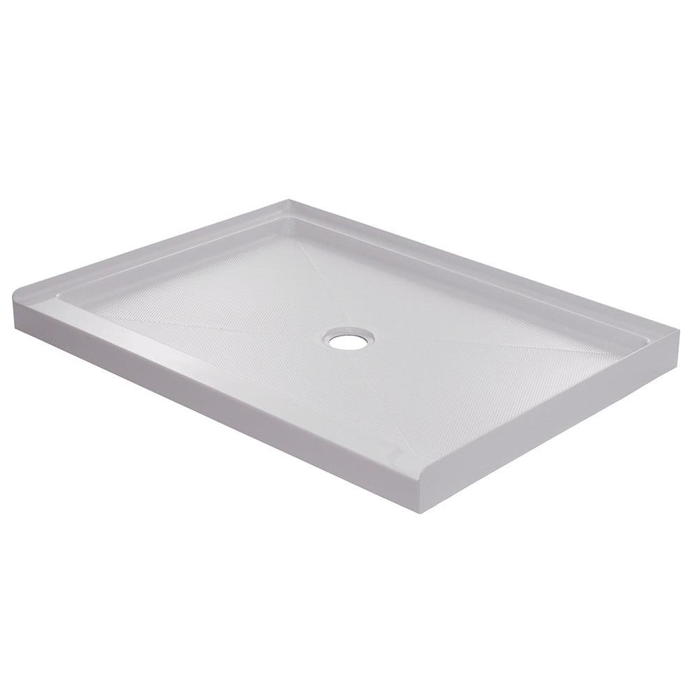 Hammond 48" x 42" White Acrylic Rectangular Shower Base