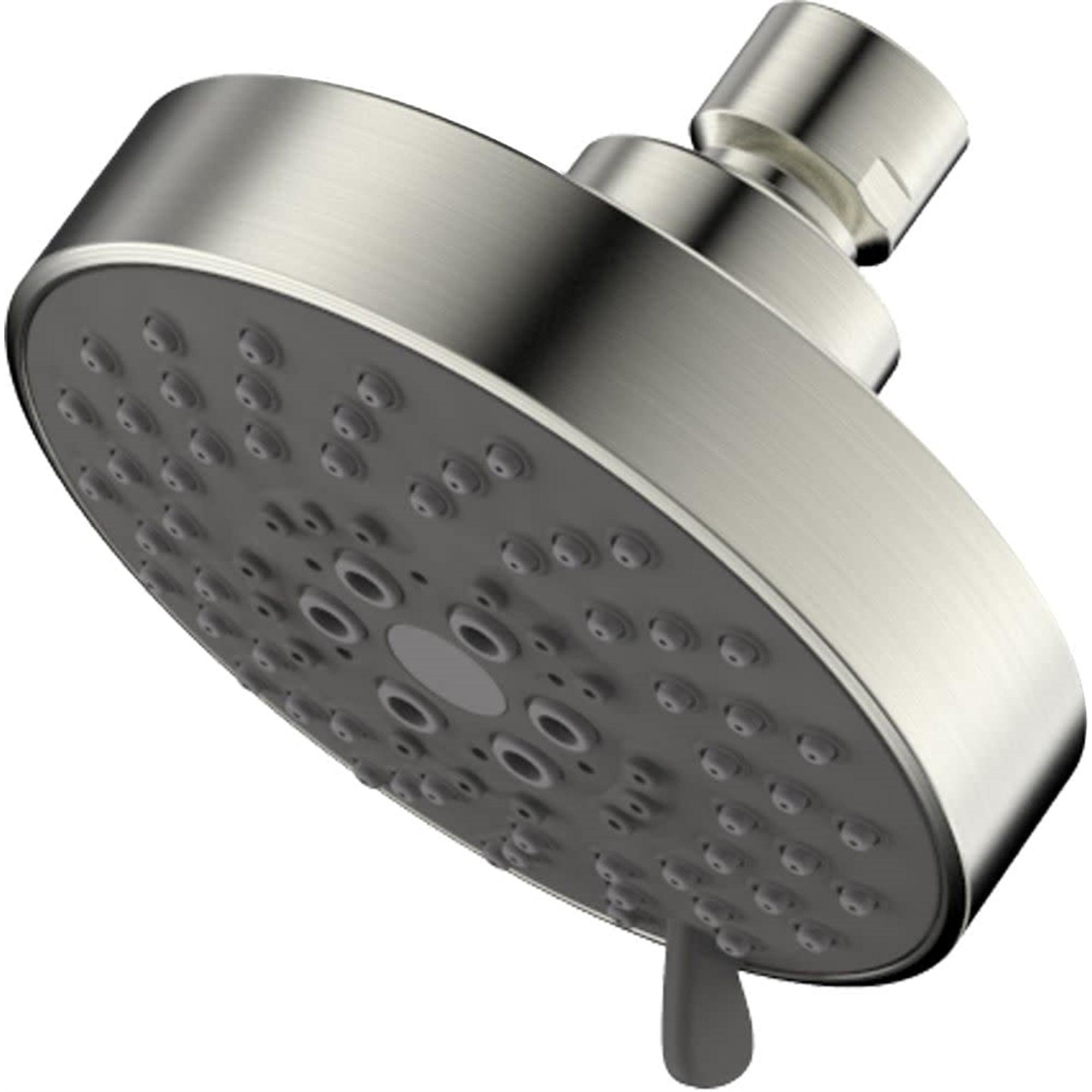 Brushed Nickel Multi-Function Wall Mounted Shower Head