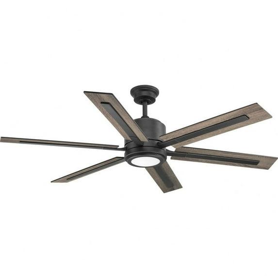 P2586-7130K-Progress Lighting-Glandon - Wide - Ceiling Fan - 1 Light - Handheld Remote in Transitional style - 60 Inches wide by 17.13 Inches
