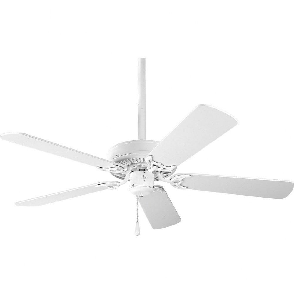 Progress Lighting Builder 42 Builder 42" 5 Blade Indoor Ceiling Fan - White