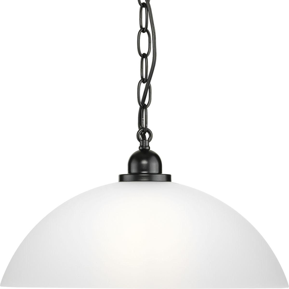 Progress Lighting P500149 Classic Dome Pendant 15" Wide Pendant - Black