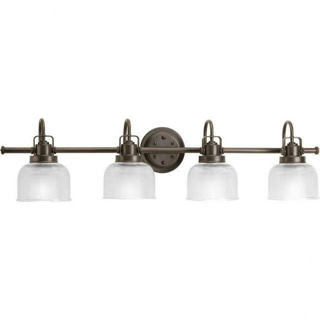 Rosser 4 Light Transparent Dimmable Vanity Light