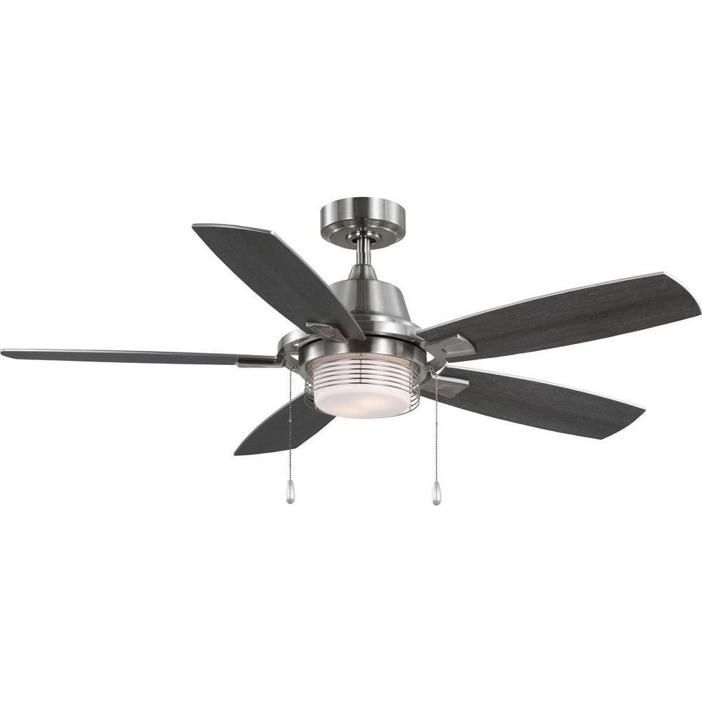 Progress Lighting P255-Wb Freestone 52" 5 Blade Indoor Ceiling Fan - Nickel