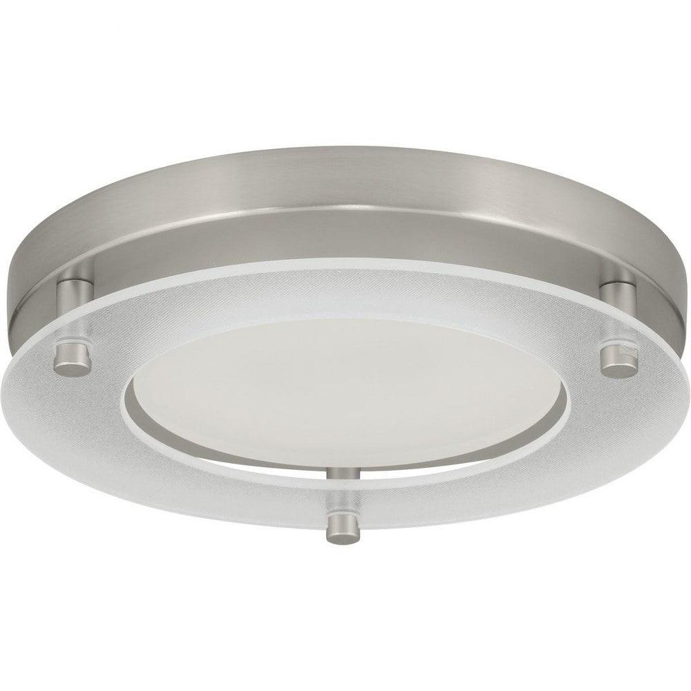 Brushed Nickel 16.4W LED Flush Mount Light