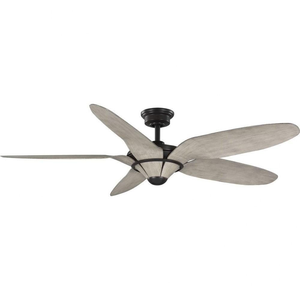 Mesilla 60-Inch Antique Bronze 5-Blade Ceiling Fan with Remote