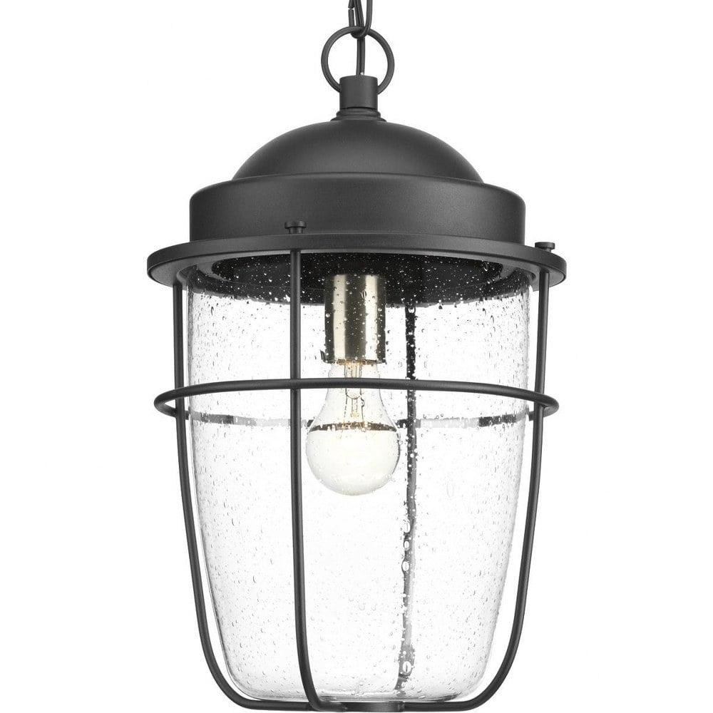 Progress Lighting - One Light Hanging Lantern - Outdoor - Holcombe - Outdoor