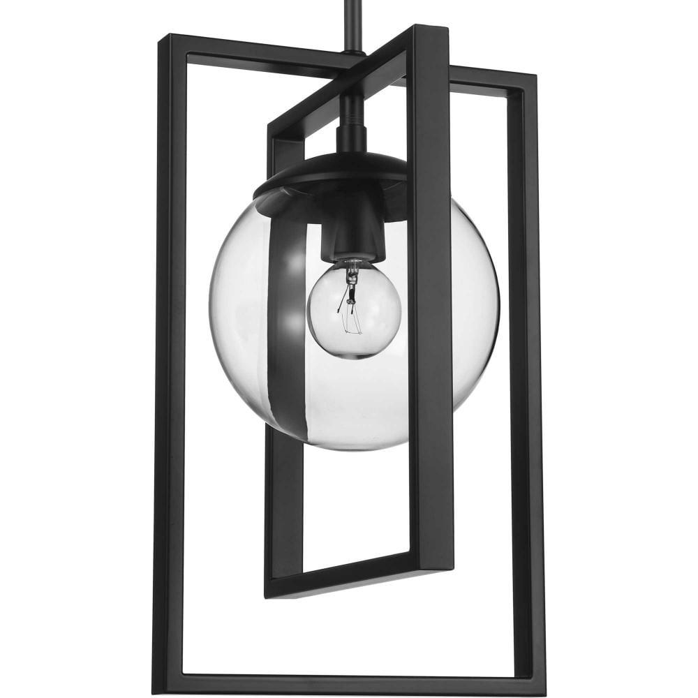 Progress Lighting P500283 Atwell 8" Wide Mini Pendant - Black