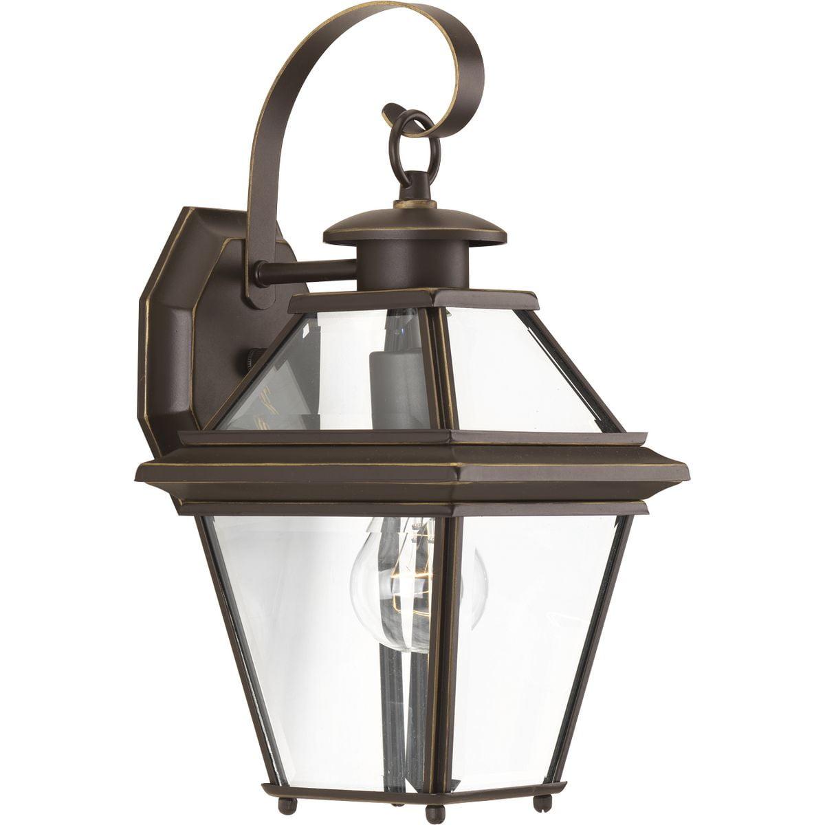 Burlington Antique Bronze Dimmable Wall Lantern Sconce