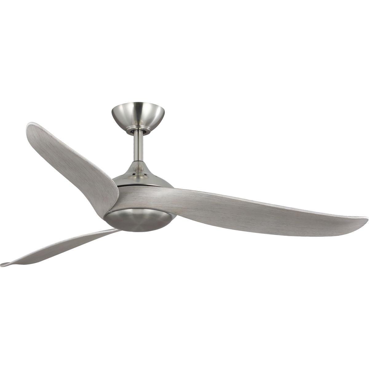 Progress Lighting P250105-30 Conte 52" 3 Blade Indoor Ceiling Fan - Nickel