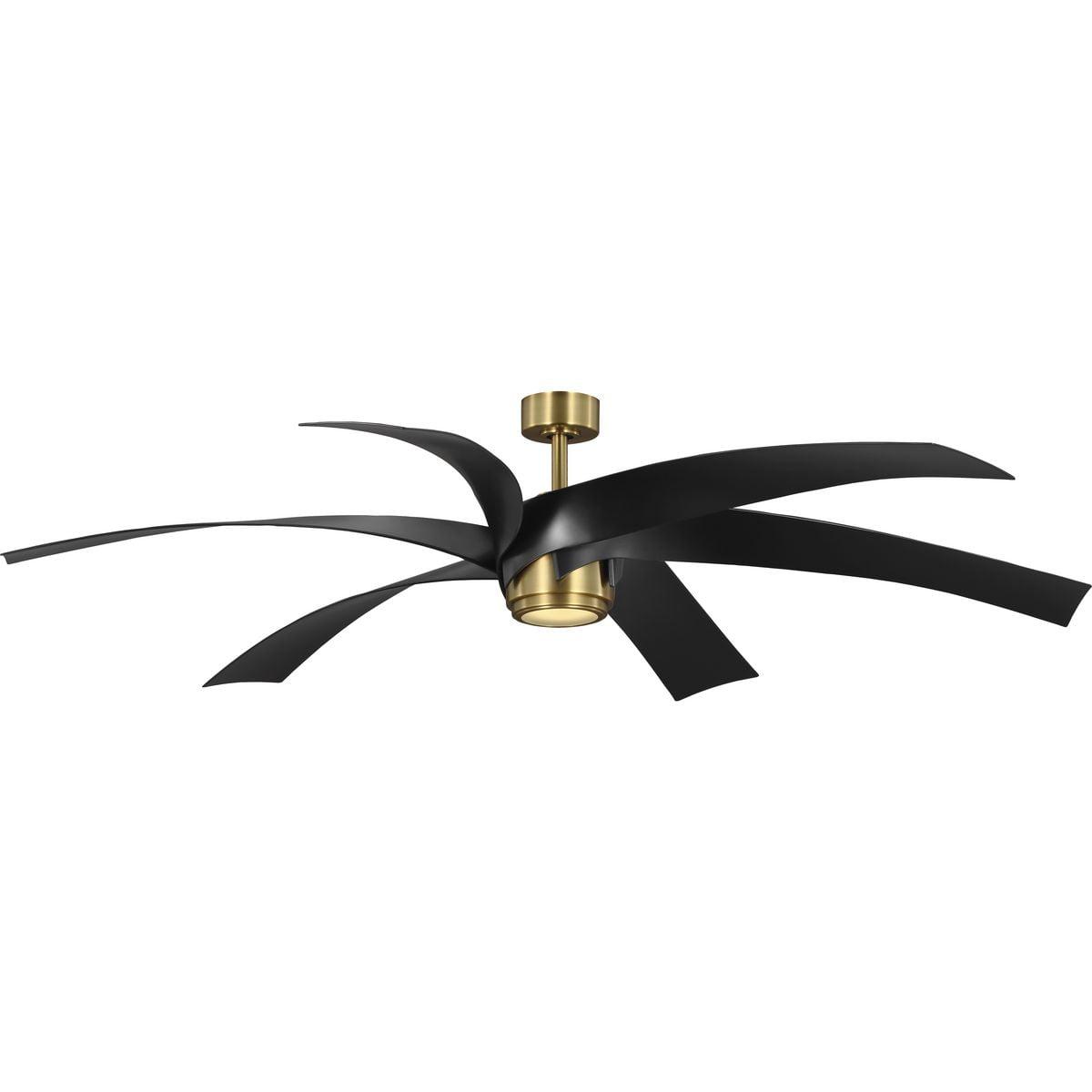 Burniece 72'' Ceiling Fan with LED Lights