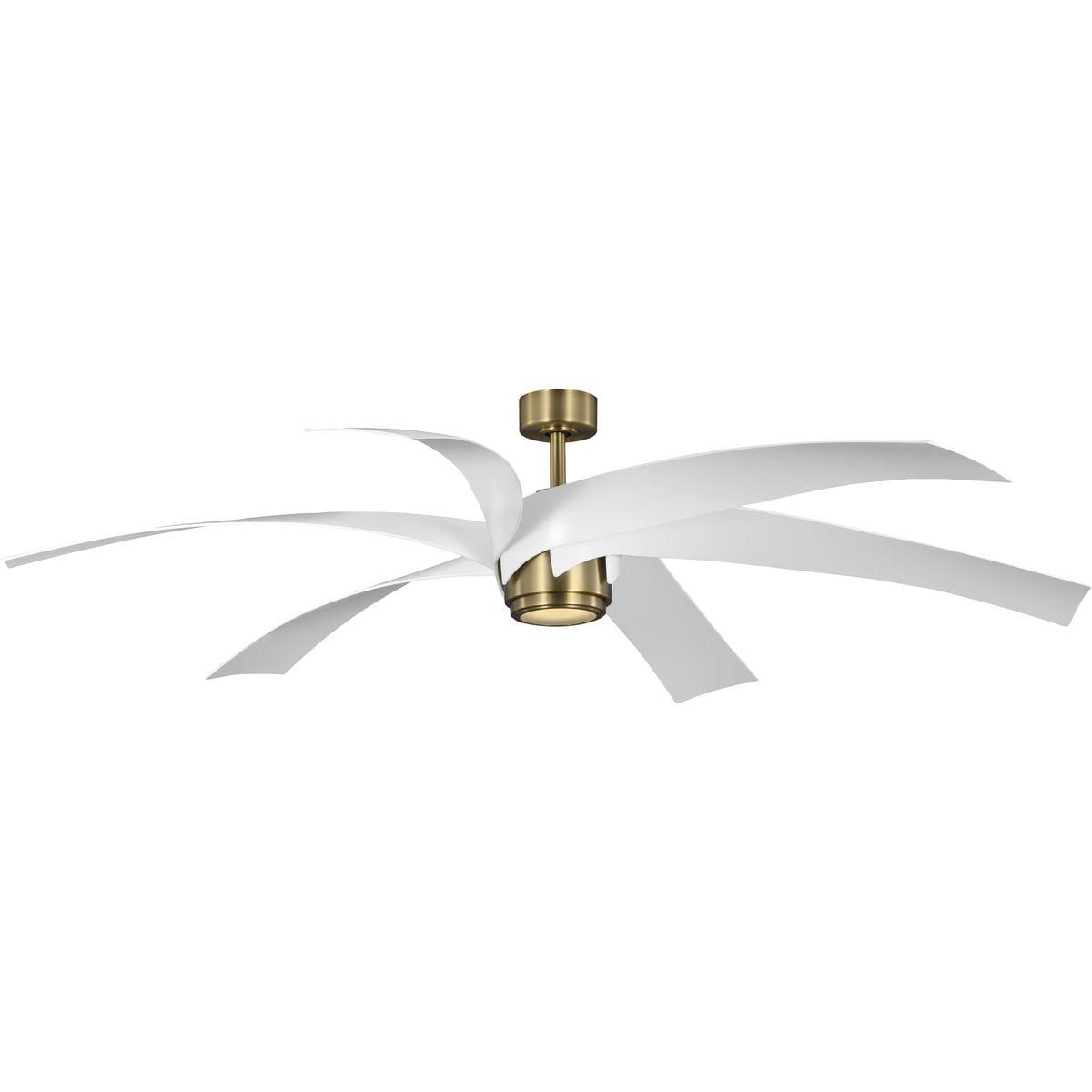 Progress Lighting P250113-30 Insigna 72" 6 Blade Indoor Led Ceiling Fan - Brass