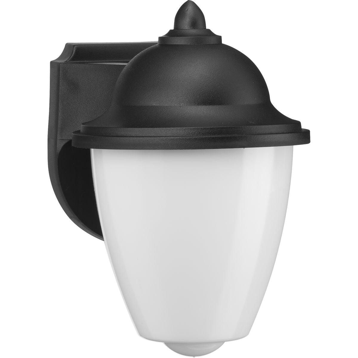 Black Dimmable Lantern Style Outdoor Wall Sconce