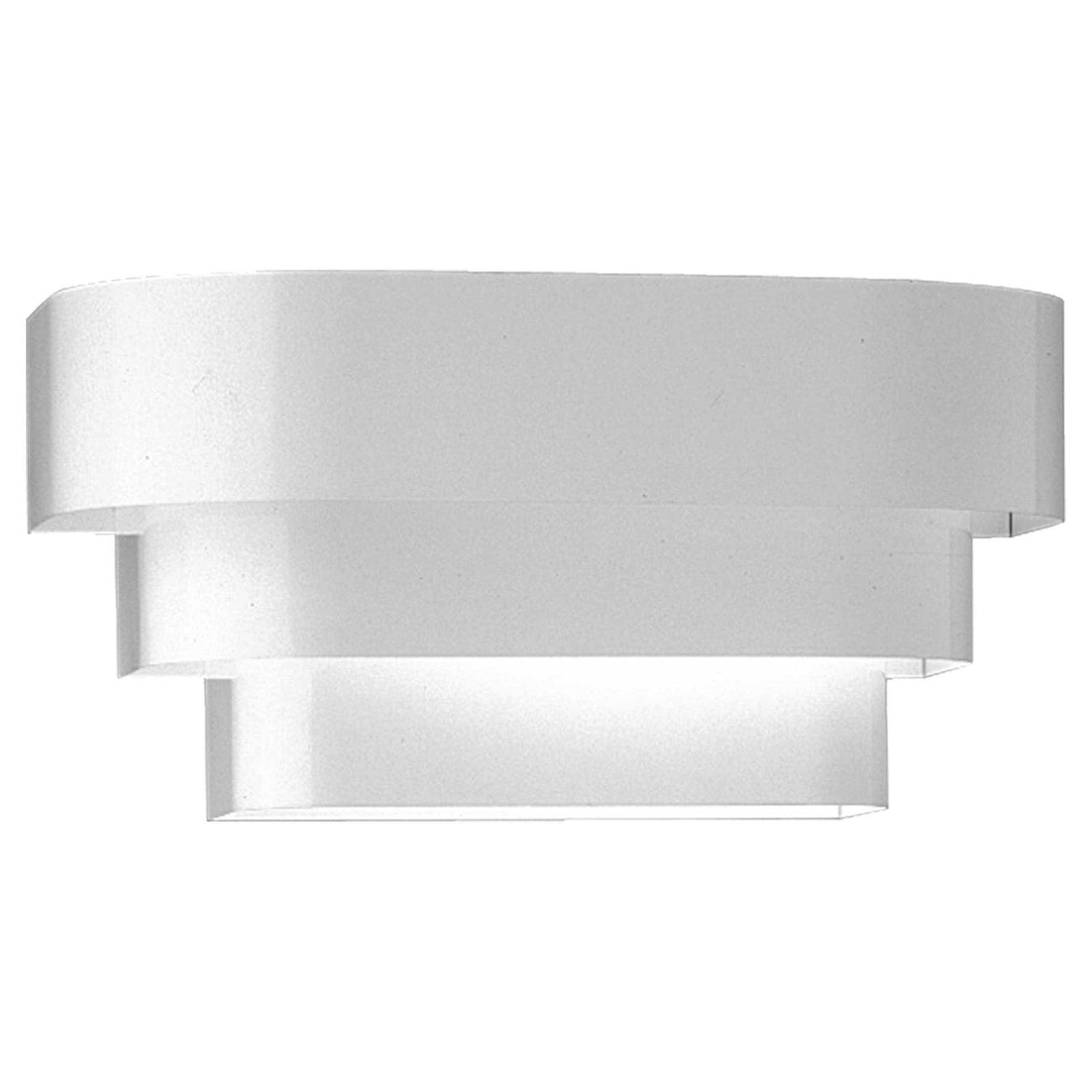 Progress Lighting Travera 1-Light Wall Sconce, White Finish, Metal Shade