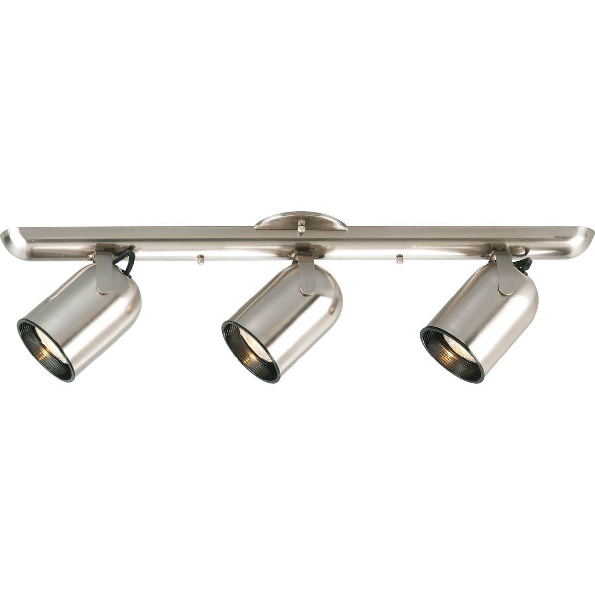 Progress Lighting P6160 Directional 3 Light Fixed Rail Ceiling/Wall Fixture - Nickel