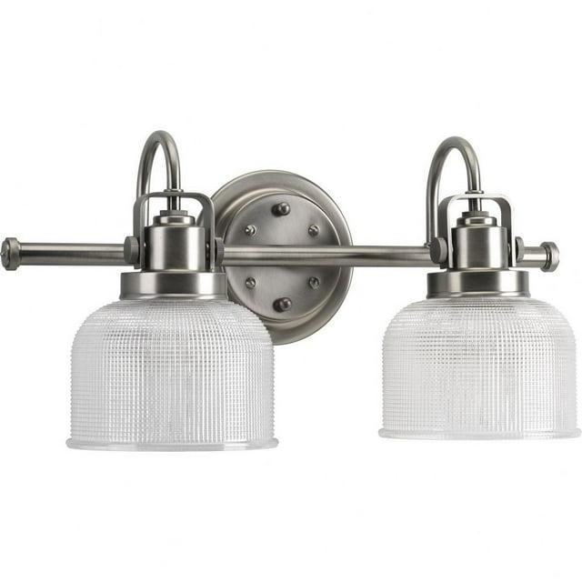 Rosser 2 Light Transparent Dimmable Vanity Light
