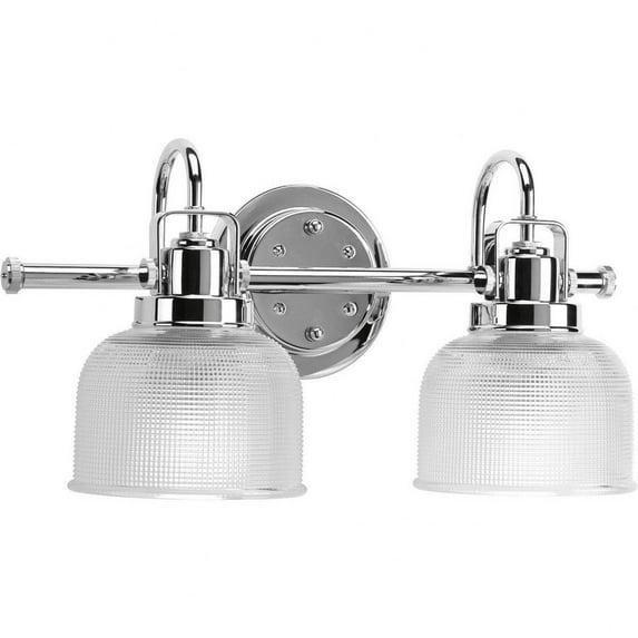 Rosser 2 Light Transparent Dimmable Vanity Light