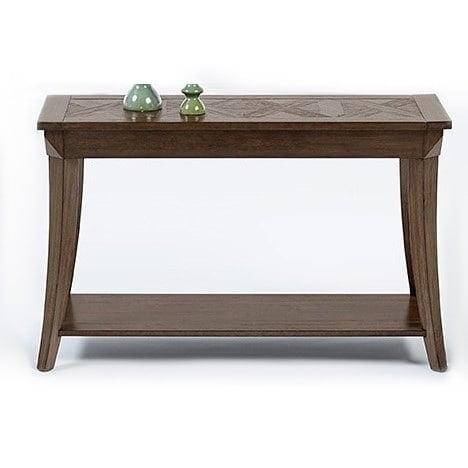 Progressive Furniture Appeal l Wood Sofa Console Table in Dark Poplar Brown