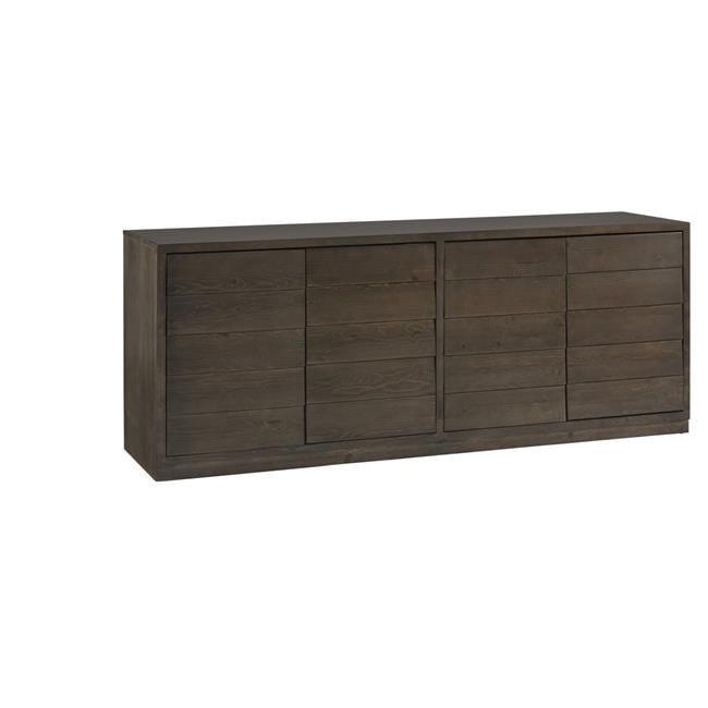 Atlas 74" Saddle Brown Pine Entertainment Console