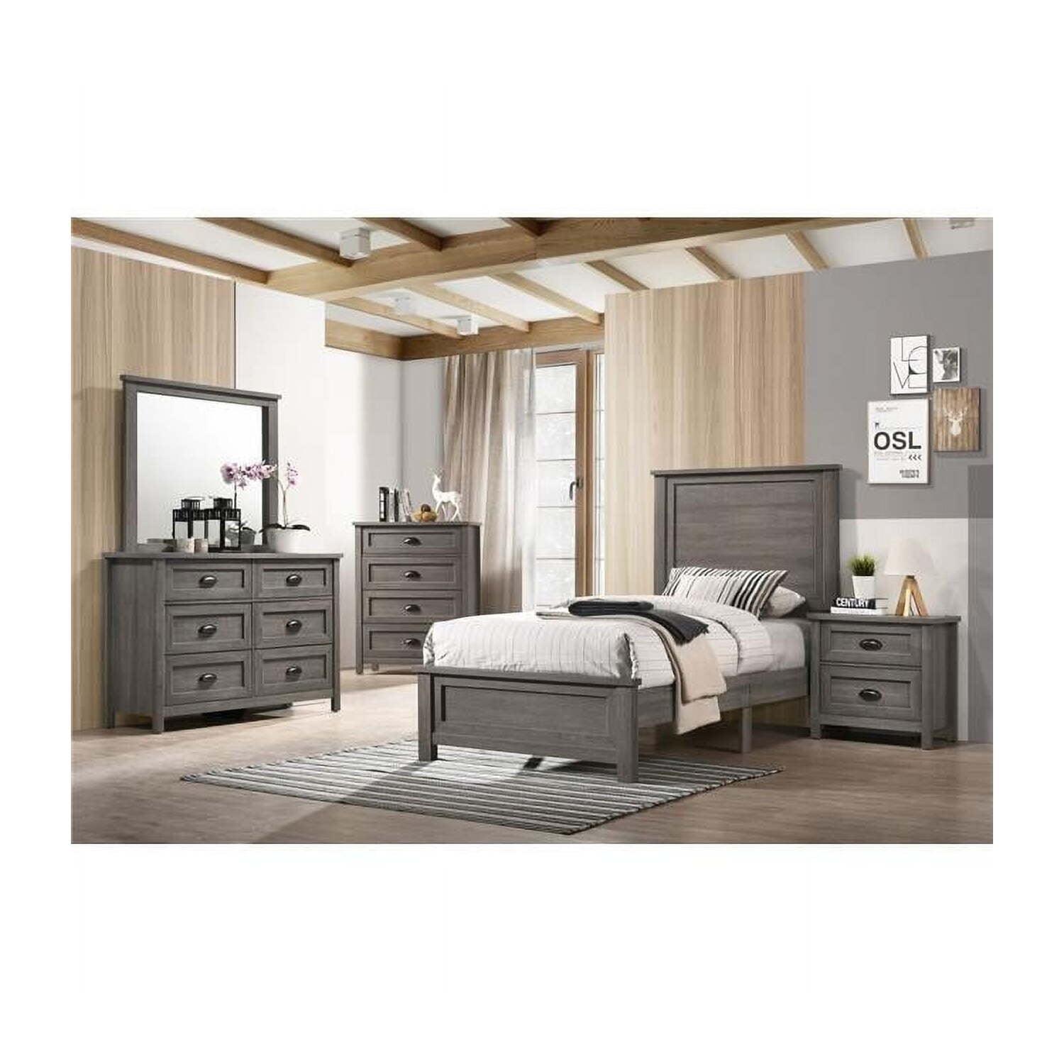 Mcgwire 48'' W 6 - Drawer Dresser with Mirror