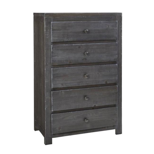 Progressive Furniture B622-14 Wheaton Charcoal Drawer Chest