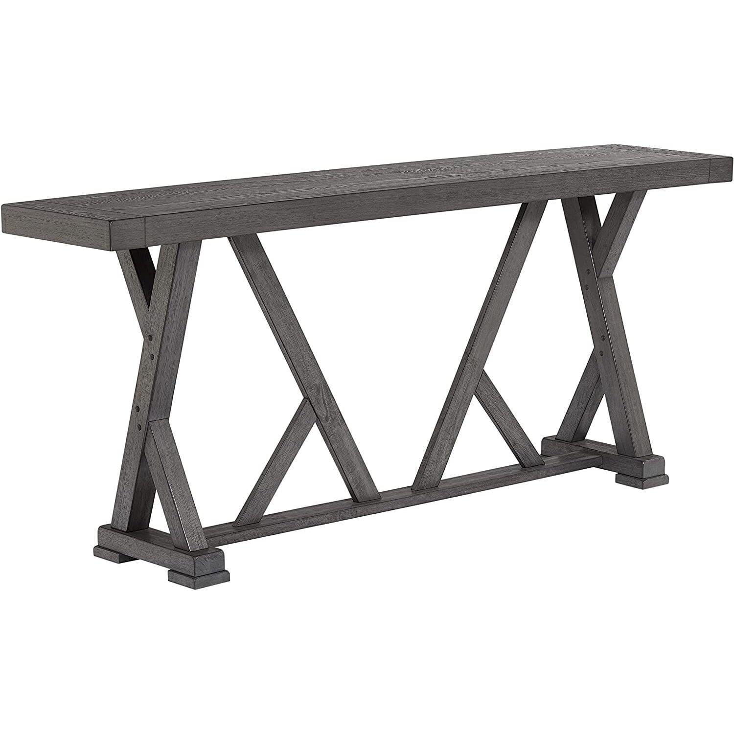 Harbor Gray Transitional Wood Counter Height Table