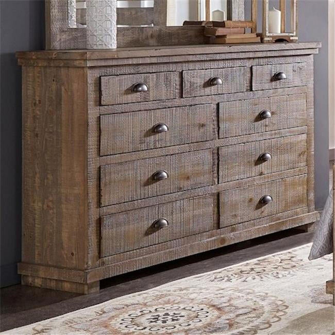 Wolferstorn 9 Drawer 64" W Dresser