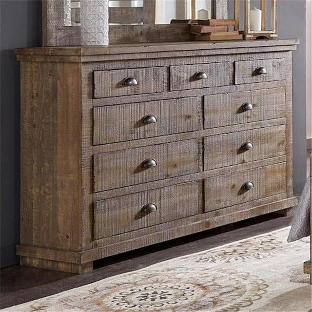 Wolferstorn 9 Drawer 64" W Dresser