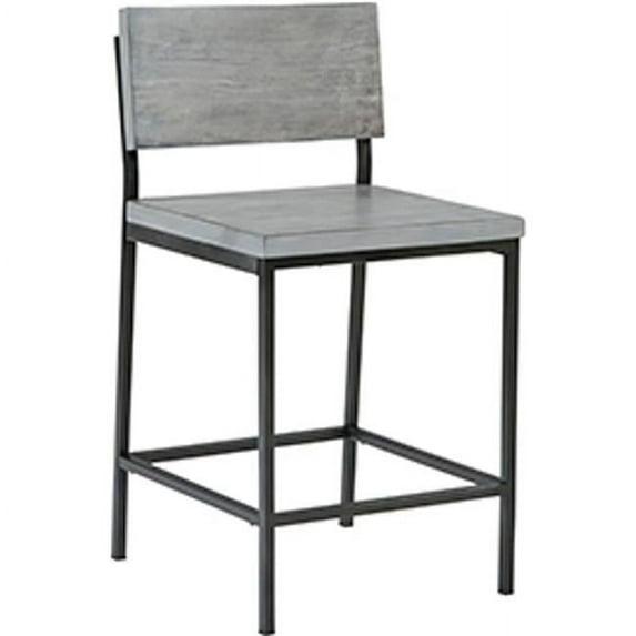 Progressive Furniture Sawyer Wood/Metal Bar Stool in Gray