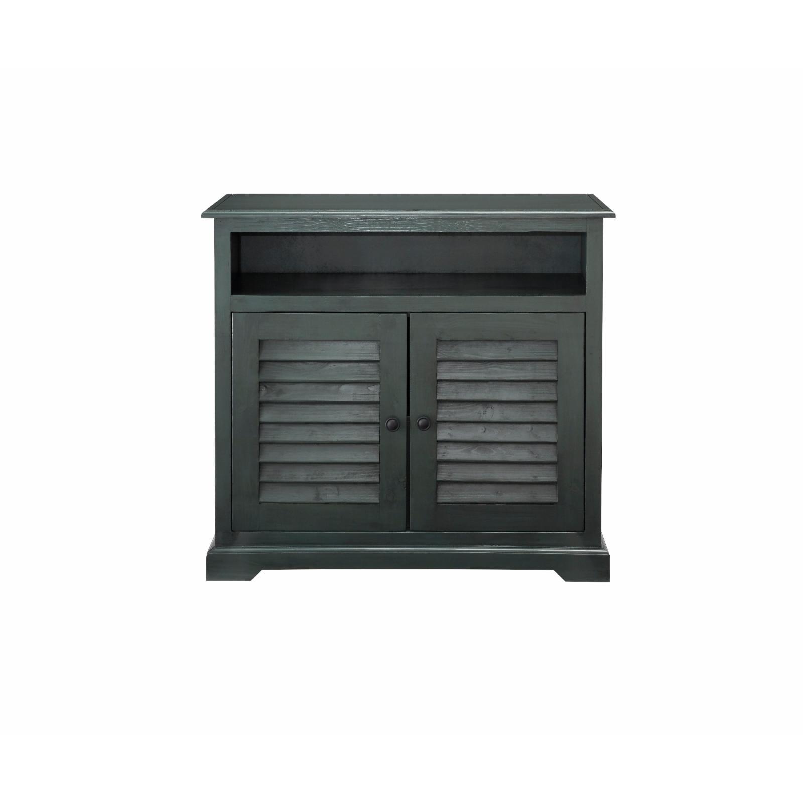 Progressive Furniture Shutter Lane Sage Green Wood Accent Chest